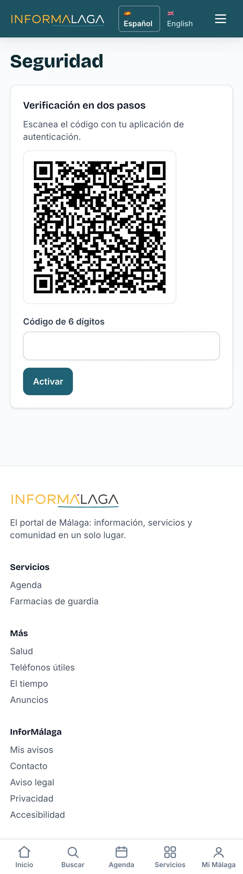 Seguridad: el código QR y el campo del código