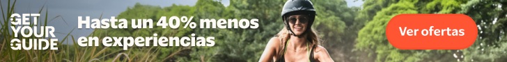 GetYourGuide: hasta un 40 % menos en experiencias. Ver ofertas.