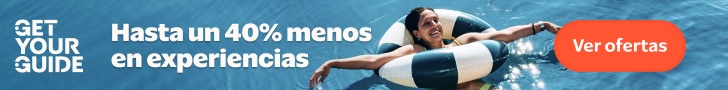 GetYourGuide: hasta un 40 % menos en experiencias. Ver ofertas.