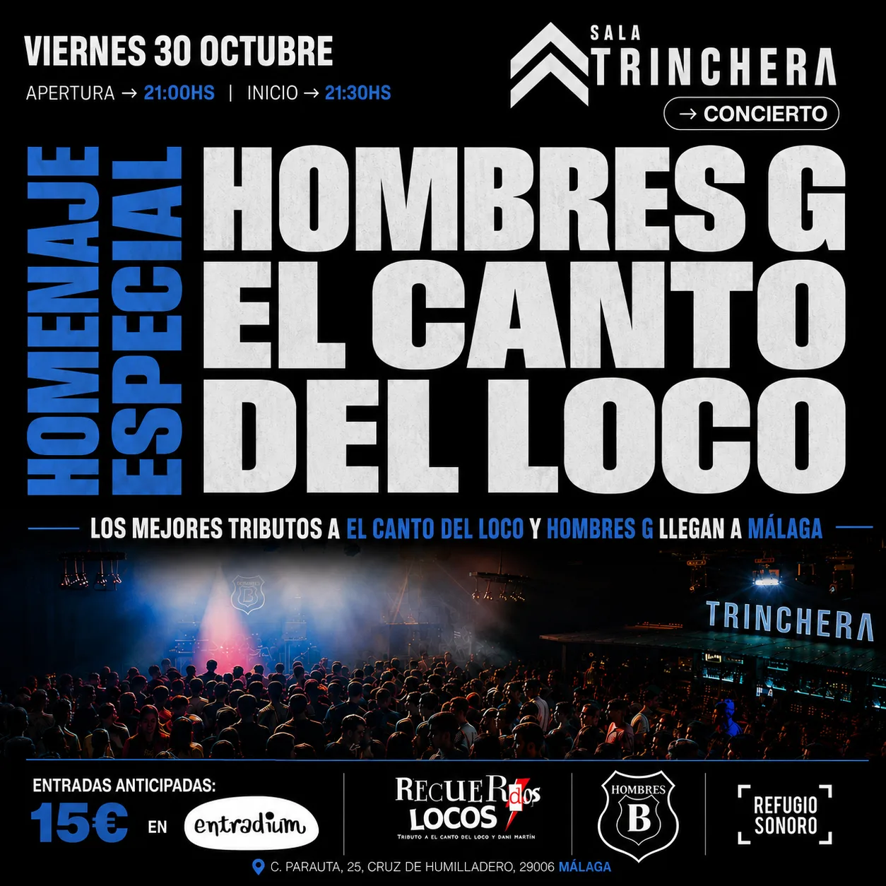 Special tribute to ECDL and Hombres G