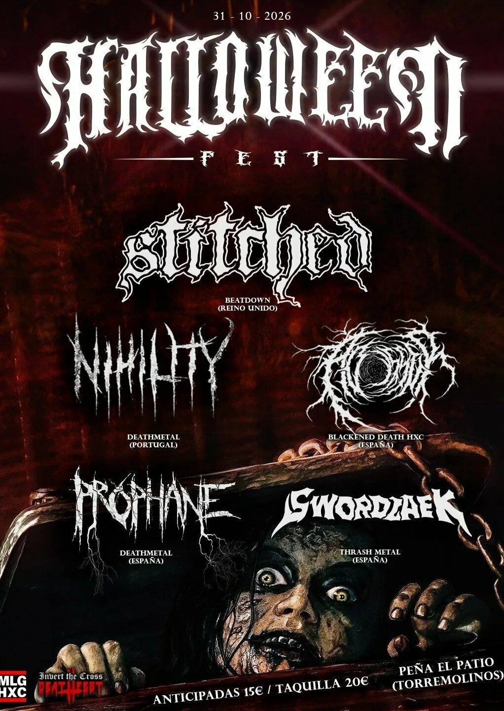 Halloween Fest: Stitched + Nihility + Abysser + Prophane + Swordlaek