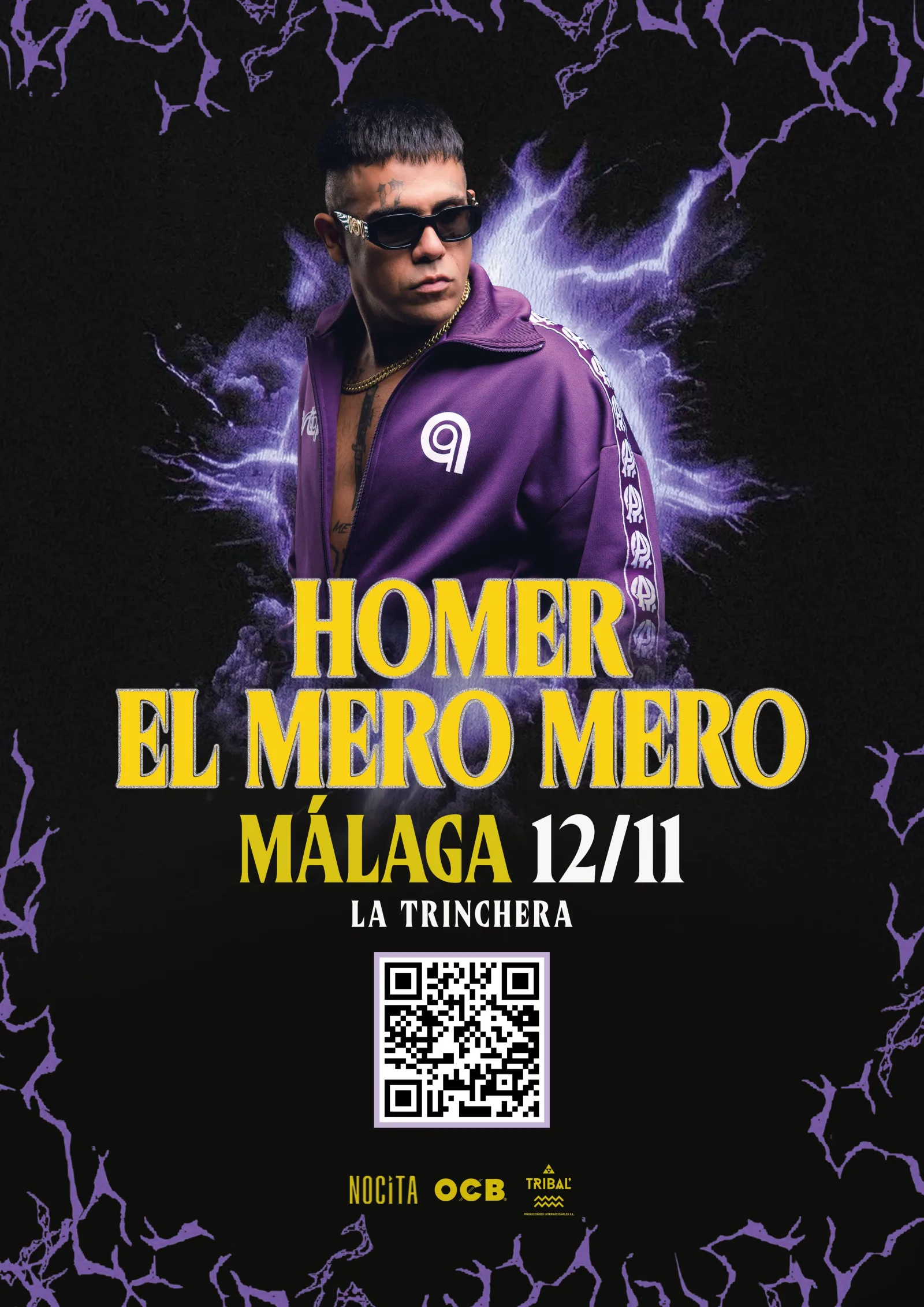 The rapper Homer El Mero Mero in Málaga