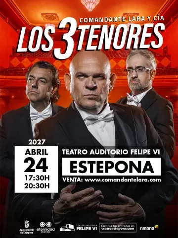 Comandante Lara y Cía - Los 3 tenores en Estepona