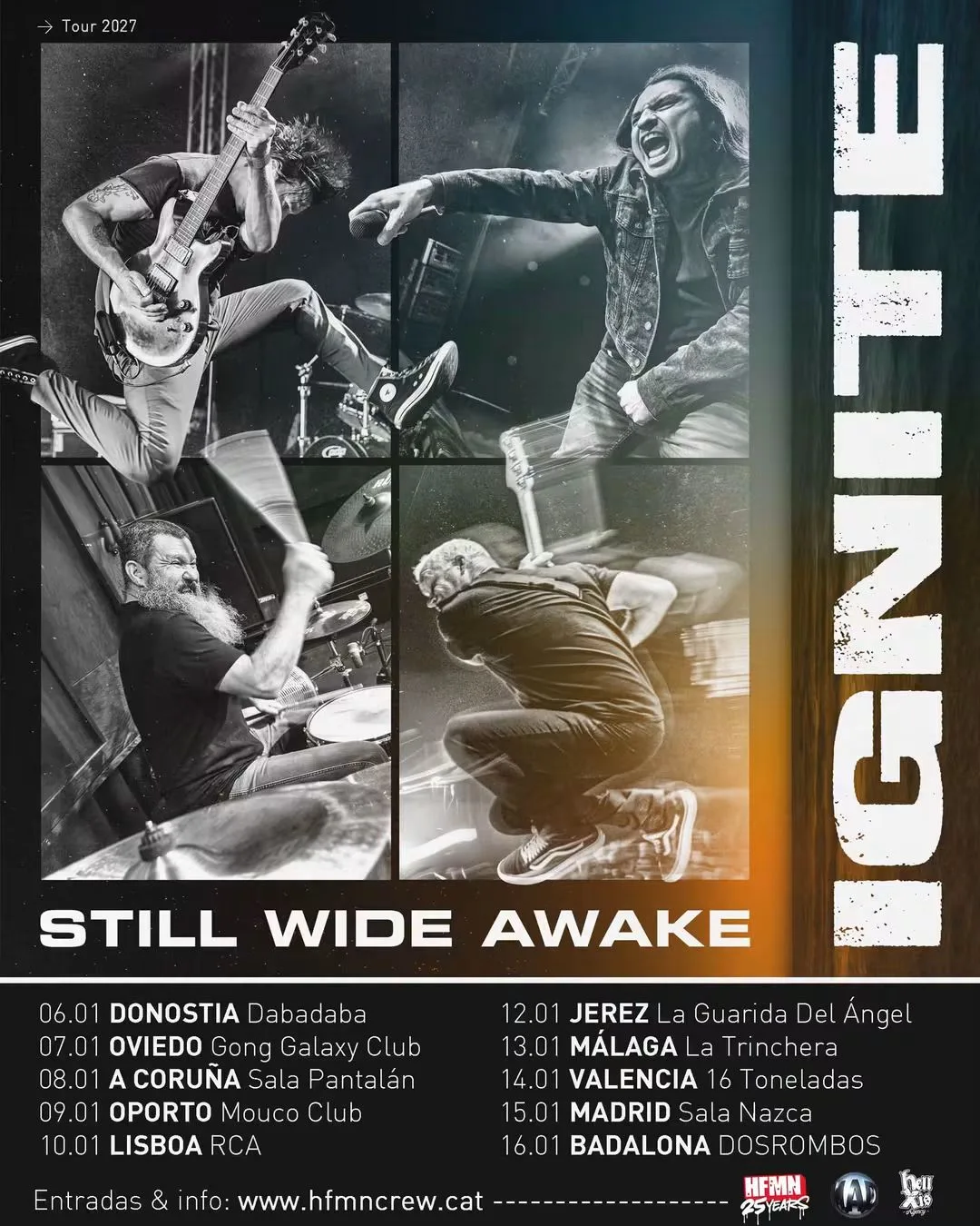Ignite's "Tour 2027" will arrive in Málaga