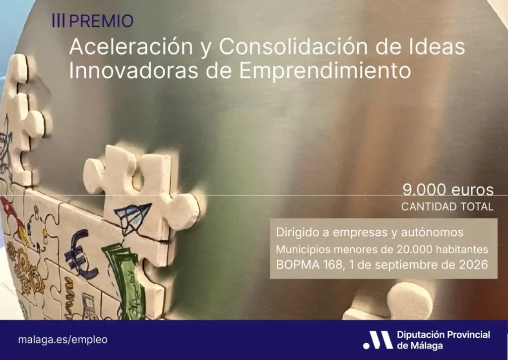 Imagen de la noticia: La Diputación de Málaga convoca el III Premio a ideas innovadoras de emprendimiento
