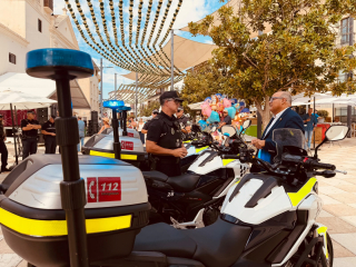 Imagen de la noticia: La Policía Local de Vélez-Málaga suma cuatro motocicletas nuevas