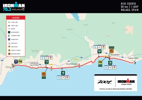 Imagen de la noticia: Rincón de la Victoria cortará tráfico el 18 de octubre por el IRONMAN 70.3 Málaga