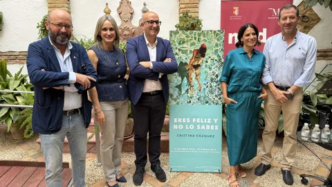 Imagen de la noticia: El MAD de Antequera inaugura una muestra de Cristina Vázquez sobre la felicidad cotidiana