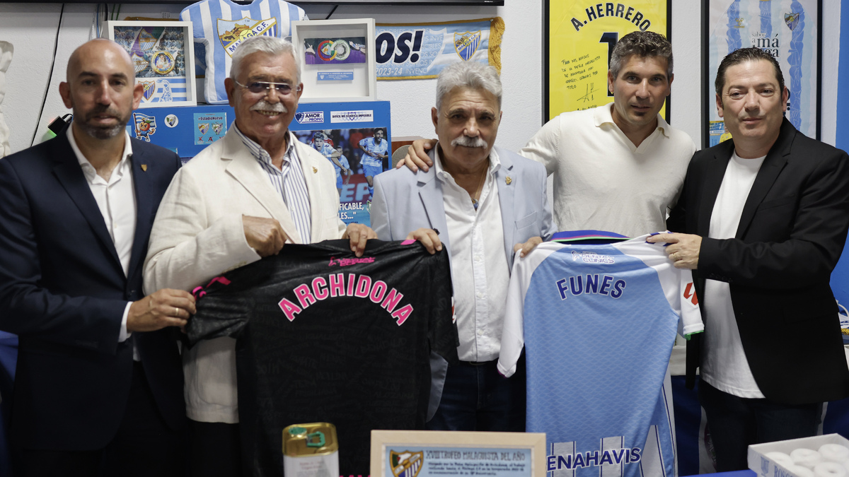 Imagen de la noticia: La Peña Malaguista de Archidona premia a Juanfran Funes