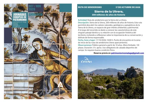Imagen de la noticia: Casares acoge una ruta por la Sierra de la Utrera dentro de las Jornadas Europeas de Patrimonio