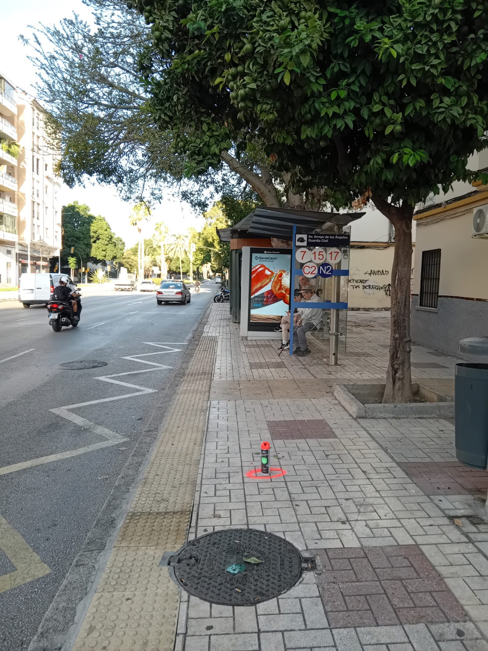 Imagen de la noticia: La parada del Hospital Civil se traslada desde el martes 13 por las obras del metro