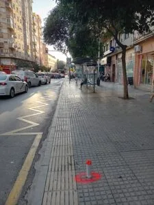 Imagen de la noticia: La parada del Hospital Civil se traslada desde el martes 13 por las obras del metro