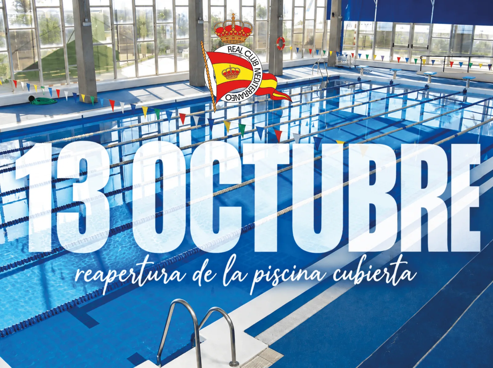 Imagen de la noticia: La piscina cubierta del Real Club Mediterráneo reabre el 13 de octubre
