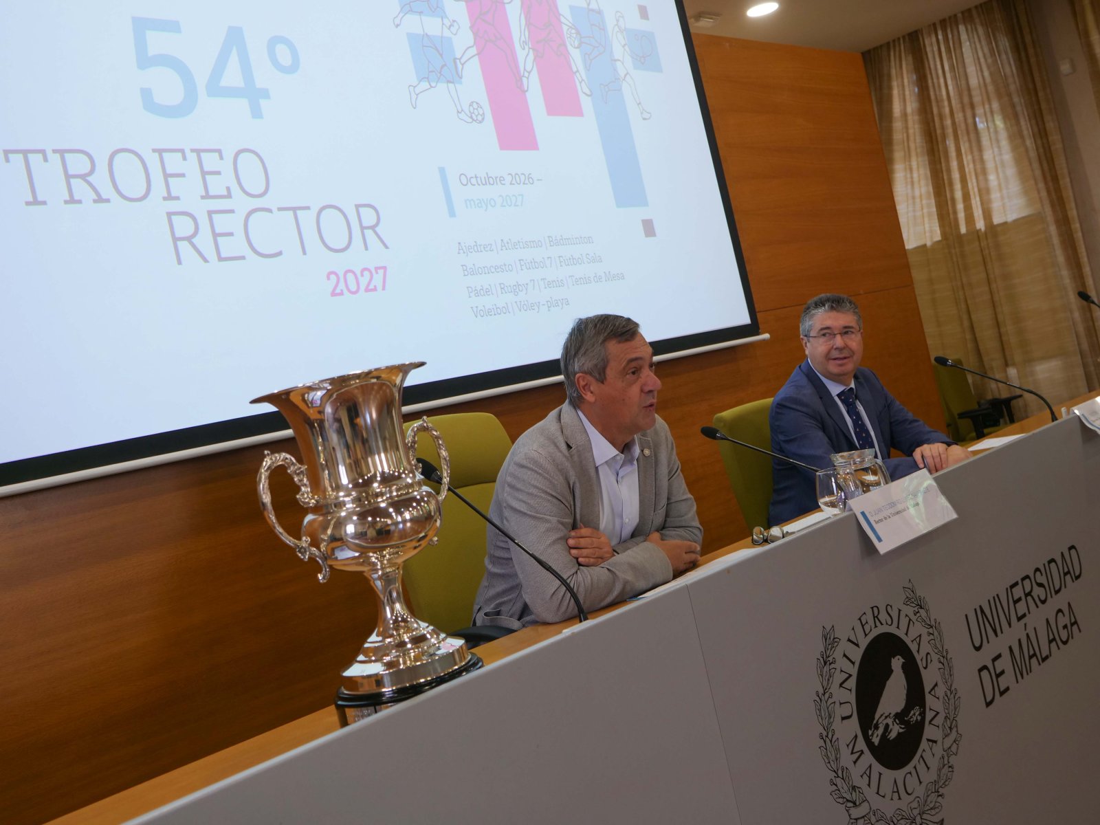 Imagen de la noticia: La Universidad de Málaga abre las inscripciones del Trofeo Rector con 12 modalidades