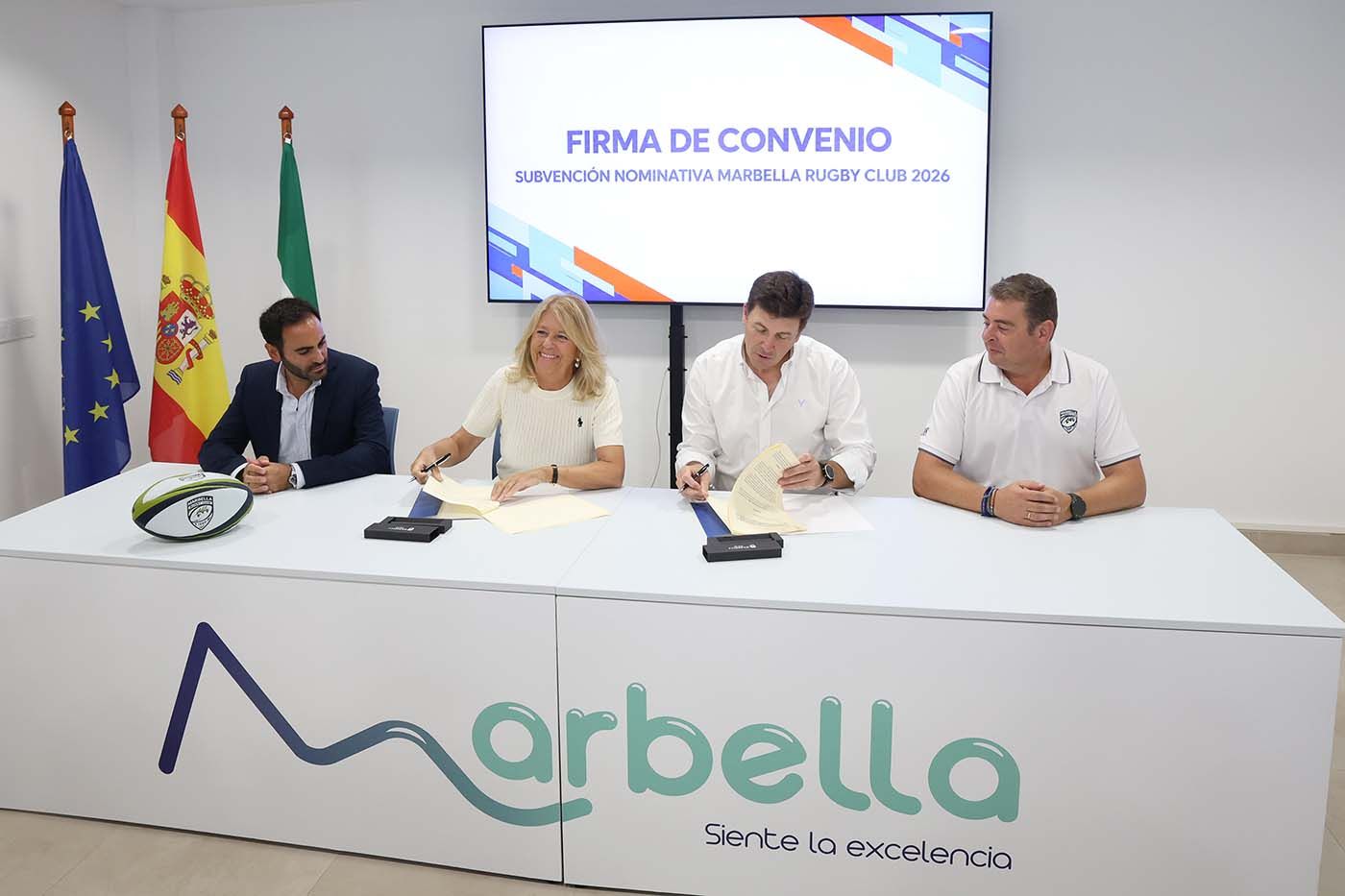 Imagen de la noticia: Marbella renueva su convenio con el Marbella Rugby Club con 60.000 euros