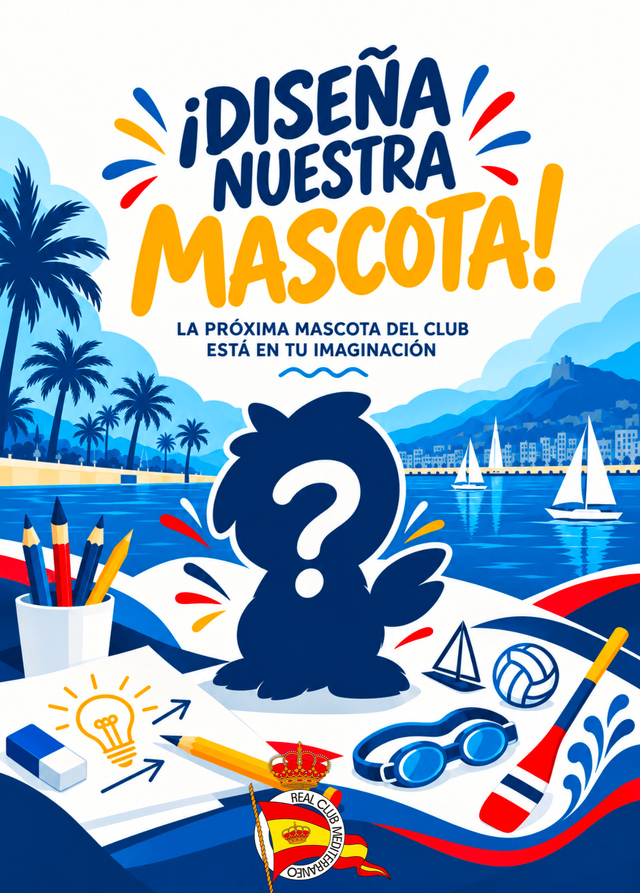 Imagen de la noticia: El Real Club Mediterráneo convoca un concurso para diseñar su mascota