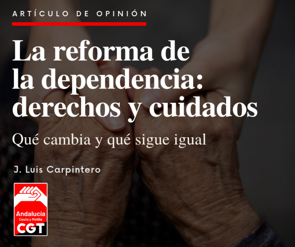 Imagen de la noticia: La reforma de la dependencia blinda el 50% del coste y reduce los plazos a tres meses
