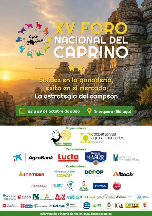 Imagen de la noticia: El Foro Nacional del Caprino reúne en Antequera a 30 ponentes los días 22 y 23 de octubre