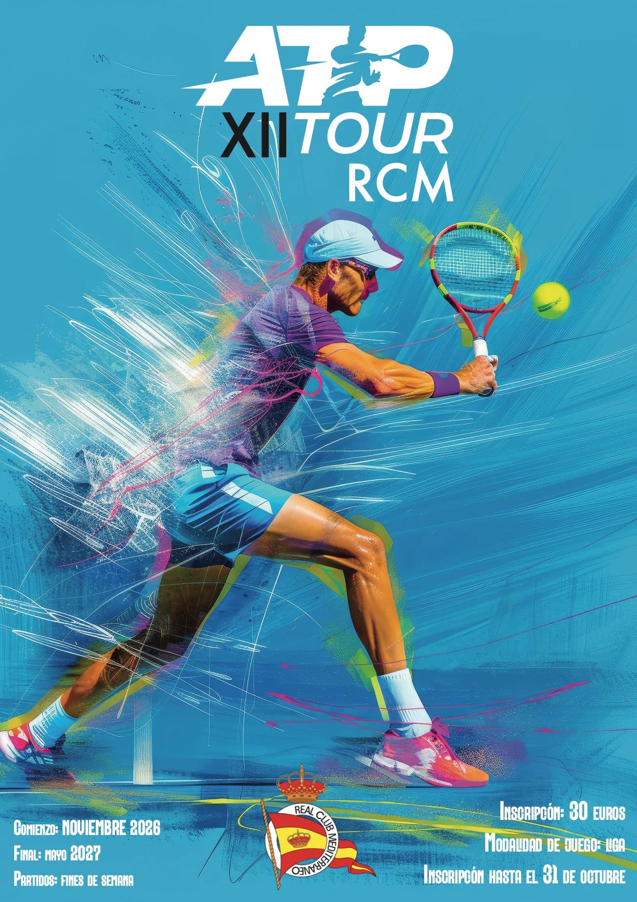 Imagen de la noticia: El Real Club Mediterráneo abre la inscripción de su torneo de tenis ATP