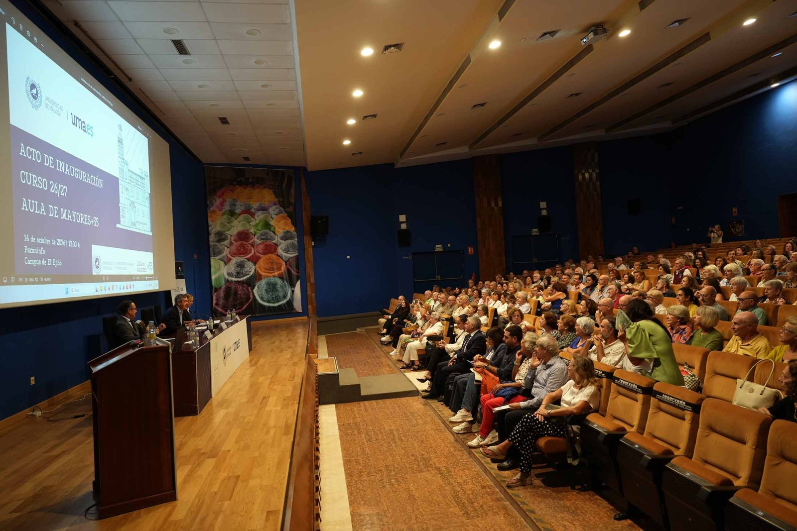 Image for the story: The UMA's Aula de Mayores starts the course with 3,150 students and 217 activities