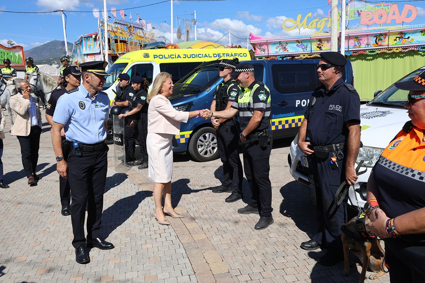 Image for the story: San Pedro Alcántara opens the Feria de Día with 200 officers and 30 security cameras