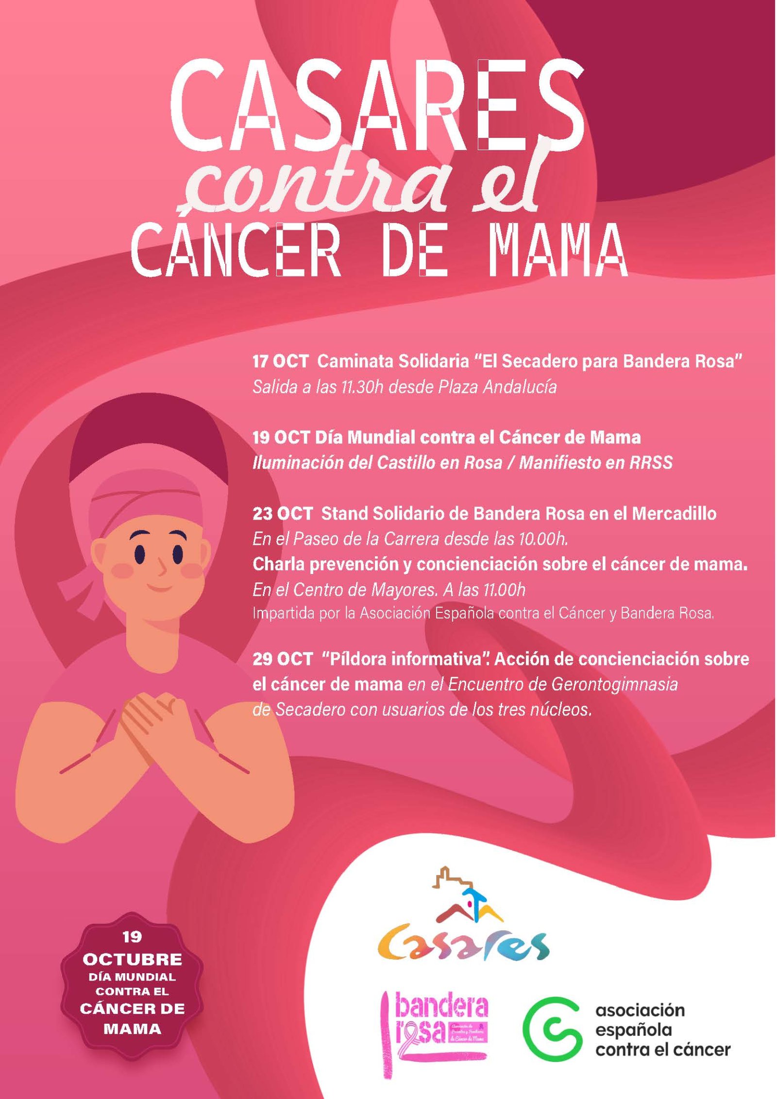 Imagen de la noticia: Casares dedica octubre a la prevención del cáncer de mama con una caminata y charlas
