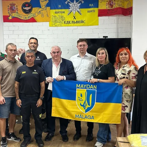 Imagen de la noticia: Bomberos de Málaga donan equipos de rescate a un parque de Ucrania