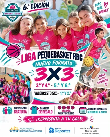 Imagen de la noticia: Rincón de la Victoria abre la inscripción de la VI Liga Pequebasket RBC para más de 350 escolares
