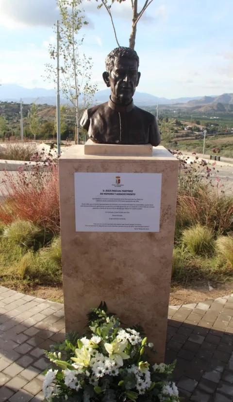Imagen de la noticia: Cártama inaugura un parque urbano con el nombre del sacerdote Jesús Pascual