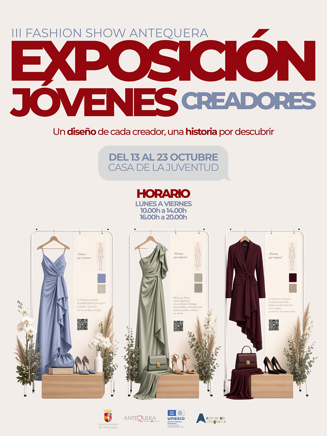 Imagen de la noticia: La Casa de la Juventud de Antequera expone hasta el 23 de octubre diseños de la III Fashion Show