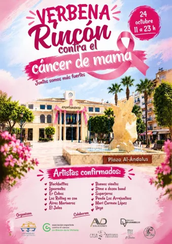 Imagen de la noticia: Rincón de la Victoria dedica el sábado 24 de octubre una verbena solidaria al cáncer de mama