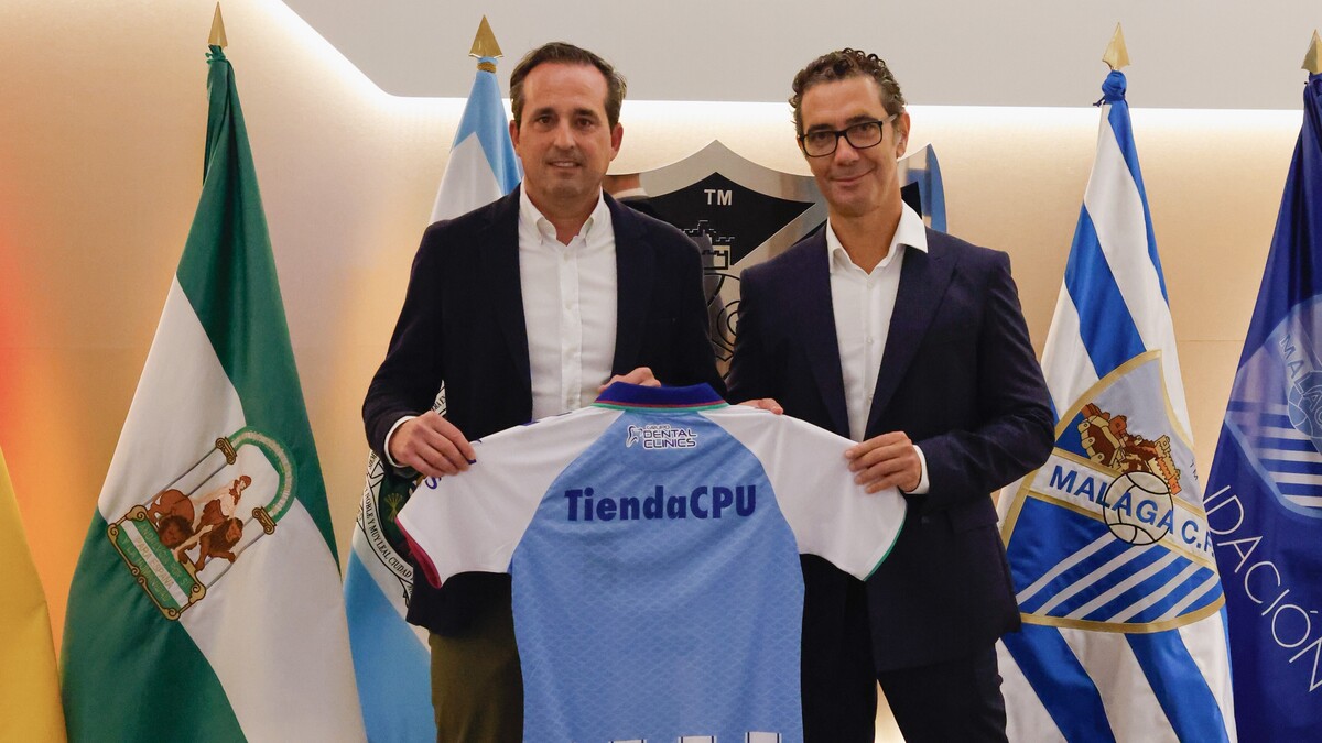 Imagen de la noticia: El Málaga CF ficha a TiendaCPU como proveedor oficial y renovará los banquillos de La Rosaleda