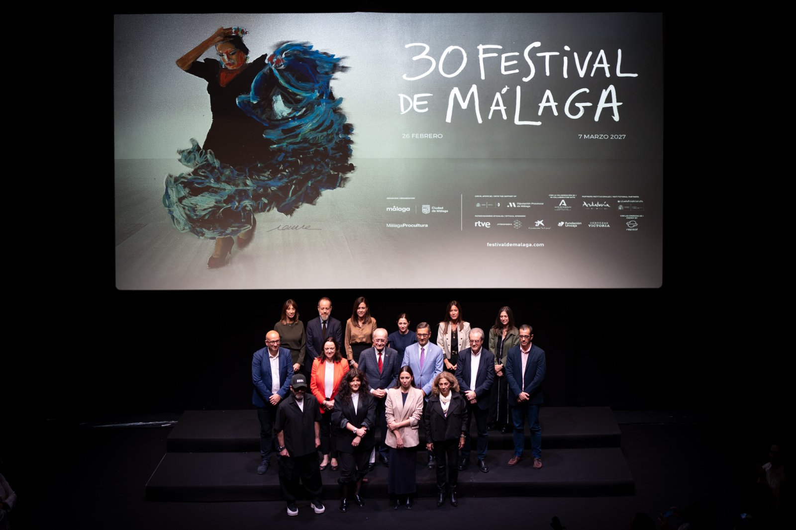 Imagen de la noticia: El Festival de Málaga presenta el cartel de su 30 edición, con Lola Flores y Carlos Saura