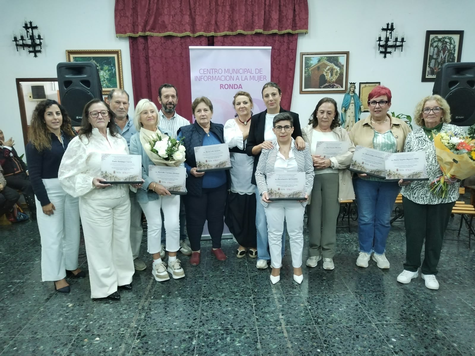Image for the story: Ronda recognises seven women from its outlying districts for their careers in rural areas