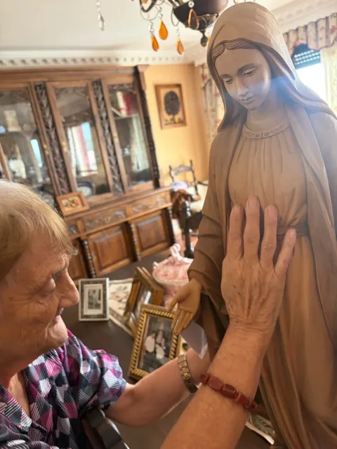 Image for the story: The Virgen Peregrina visits the sick in Pujerra and Igualeja