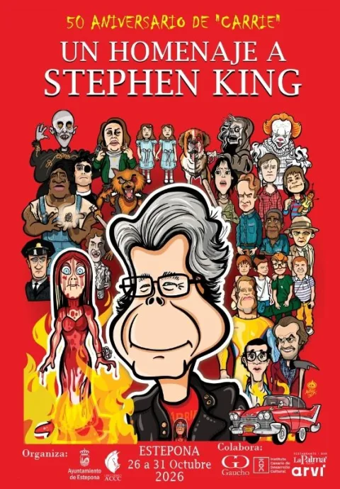 Imagen de la noticia: Estepona dedica una semana a Stephen King con cine, libros y un concierto por Halloween