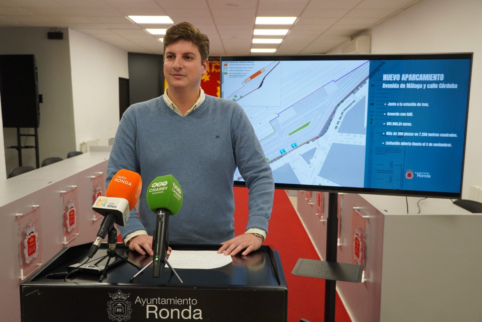 Imagen de la noticia: Ronda licita un aparcamiento de 200 plazas junto a la estación de tren por 681.000 euros