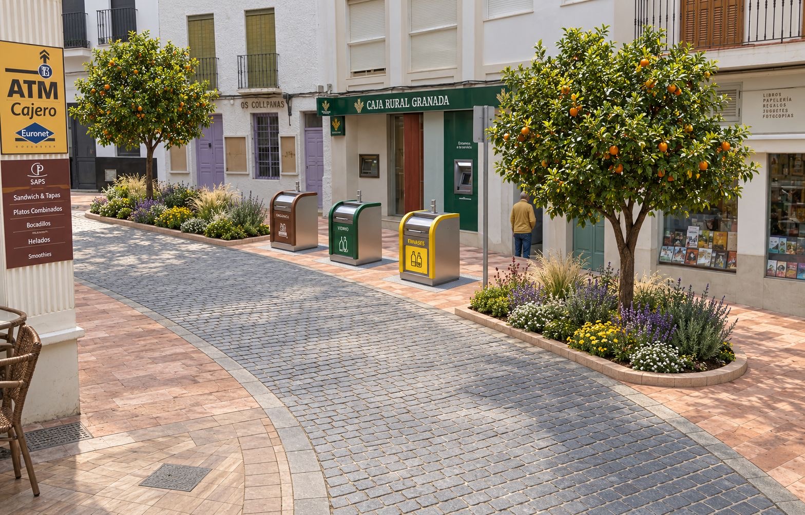 Imagen de la noticia: Nerja licita contenedores soterrados en el centro por 312.785 euros