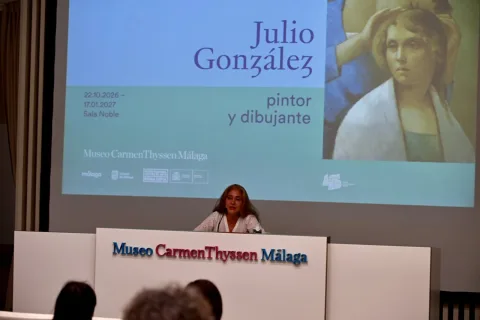 Imagen de la noticia: El Museo Carmen Thyssen expone hasta enero la faceta de pintor y dibujante de Julio González