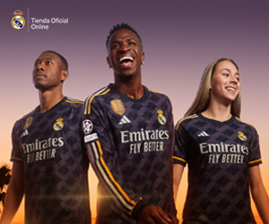 Jugadores del Real Madrid en la tienda oficial